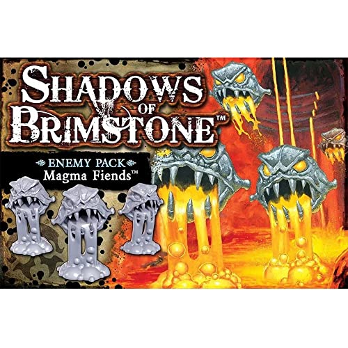 Flying Frog Productions FYF07E23 Shadows of Brimstone - Magma Fiends Enemy Pack Board Game