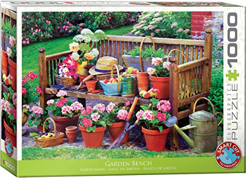 EuroGraphics (EURHR Garden Bench 1000Piece Puzzle 1000Piece Jigsaw Puzzle