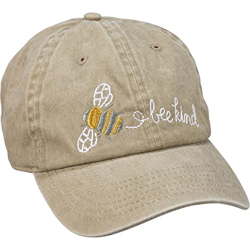 Primitives by Kathy 113047 Bee Kind Baseball Cap Green