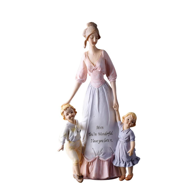 Comfy Hour Gracious Mother and Lovely Children Figurine, Home D√©cor Collection, Stone Resin