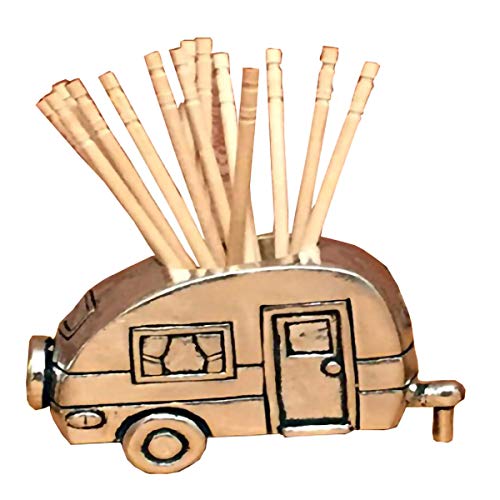 Basic Spirit DÁüácor Toothpick Holder - Camper - Toothpick Storage Gift, Unique Home Design Decoration For Home Kitchen Restourant