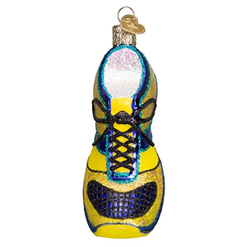 Old World Christmas Running Shoe Glass Blown Ornament