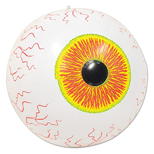 Beistle 33 Inflatable Eyeball, 16", Multicolor