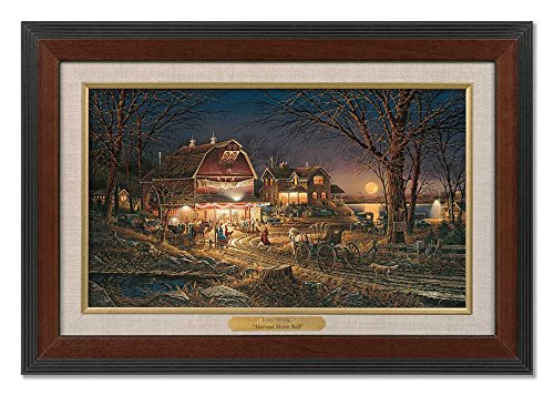 Wild Wings(MN) Harvest Moon Ball Framed Walnut Master Stroke by Terry Redlin