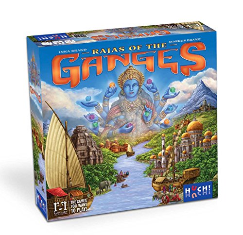 HUCH! R & R Games Rajas of The Ganges Board Games, Multicolor
