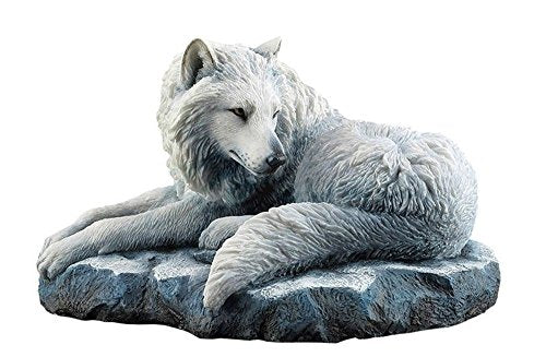 Unicorn Studio USVD Arctic Wolf Guardian of The North Lisa Parker Figurine 7.75" H