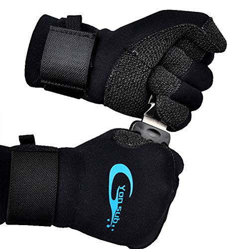 yonsub Diving gloves-3mm/5MM Neoprene Five Finger Warm Wetsuit
