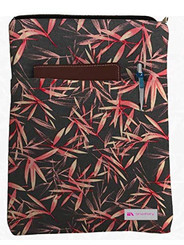 Shelftify Red Bamboo Book Sleeve - Book Cover for Hardcover and Paperback - Book Lover Gift - Notebooks and Pens Not Included