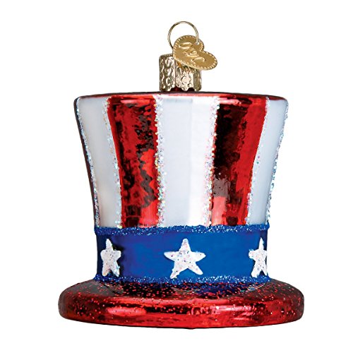 Old World Christmas Glass Blown Ornament Uncle Sam&