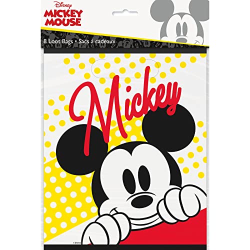 Unique Industries Unique Disney Mickey Mouse Party Loot Bags - 8 ct