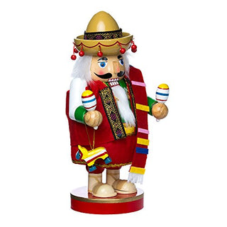 Kurt Adler Chubby Mexican Nutcracker, 10.25-Inch