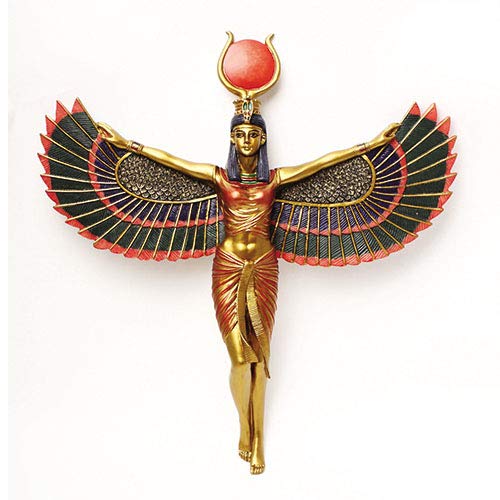 Pacific Trading Giftware Winged Isis Egyptian Goddess Wall Hanging Deity