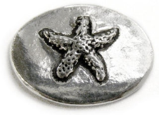 Basic Spirit Starfish / Relax Pocket Token (Coin) Handcrafted Pewter Home Lead-Free CN-39