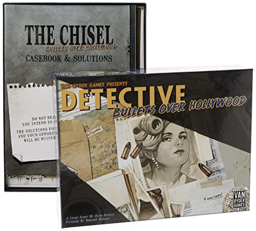 Van Ryder Games Detective: Bullets Over Hollywood – A Board Game Expansion by Van Ryder Games 1-5 Players – Board Games for Family 45-120 Mins of Gameplay – Teens & Adults Ages 14+ (VANVRG107)