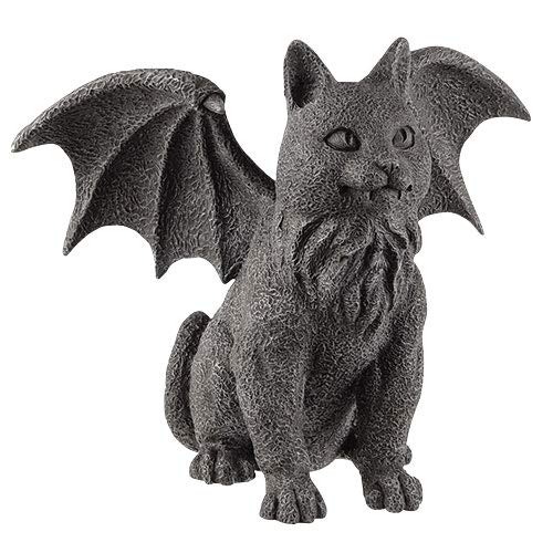 Pacific Trading Giftware Winged Cat Gargoyle Statue Figurine Myth Fantasy