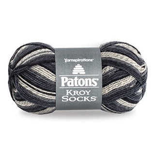 Spinrite Yarns (CA) Patons Kroy Socks Yarn - (1) Gauge - 1.75 oz - Eclipse - For Crochet, Knitting & Crafting