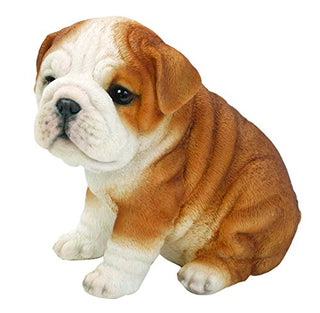 Hi Line Sitting Bulldog Puppy Figurine