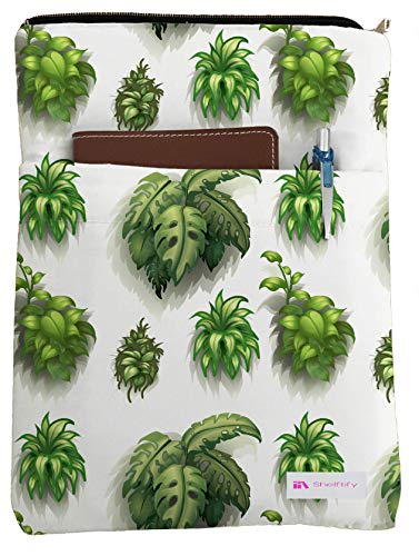 Shelftify Lovely Plants Book Sleeve - Book Cover for Hardcover and Paperback - Book Lover Gift - Notebooks and Pens Not Included