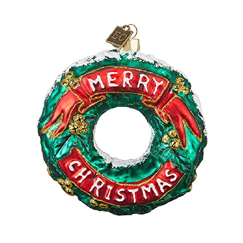RAZ Imports 2022 Eric Cortina 4" Holiday Wreath Ornament