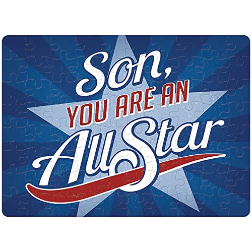 Carson Home 24684 Son Gift Boxed Puzzle, 8-inch Length, Iridescent Hardboard