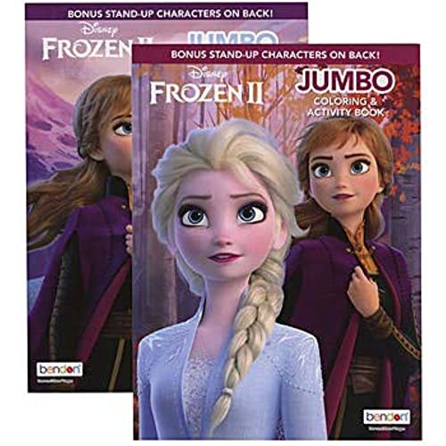 BAZIC Coloring Book Disney Frozen 2 Arts Crafts Coloring, Painting Gift Set, Perforated Paper - Healthy Educational Play, for Kids Girls Boys Toddlers