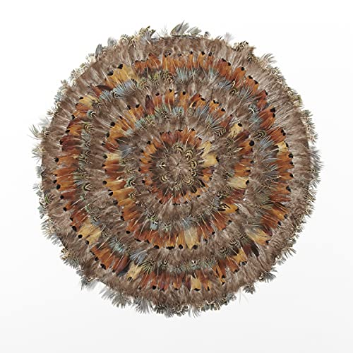 Two's Company Set of 6 Pheasant Park Round Decorative Mats