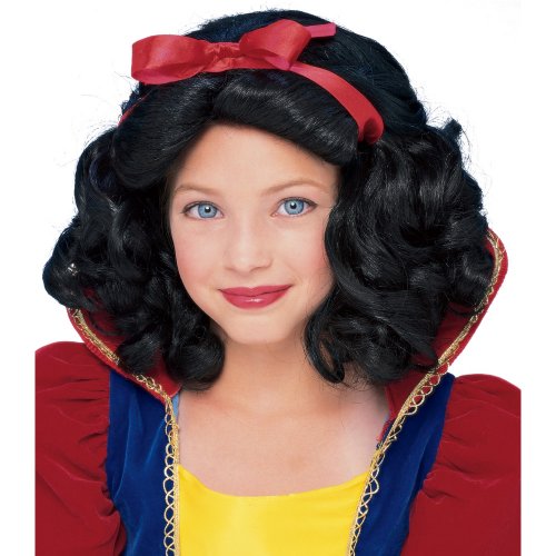 Rubie's Child's Fairest Princess Wig, Black