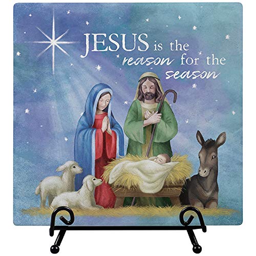 Carson Reason for The Season Easel Plaque