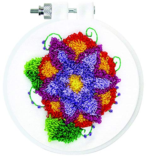 Design Works Crafts Punch Needle Kit, Flower
