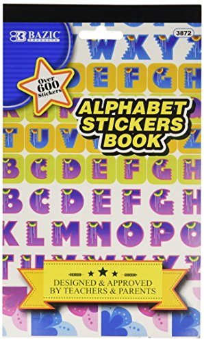 BAZIC Alphabet Sticker Book (3872)