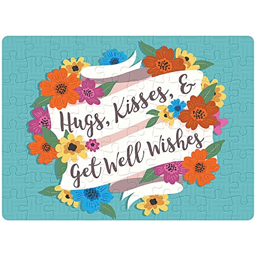 Carson Home 24682 Get Well Boxed Puzzle, 8-inch Length, Iridescent Hardboard