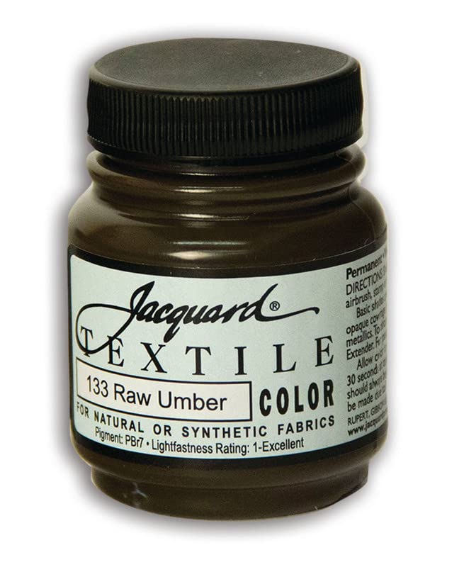 Jacquard Textile Paint 2.25 Oz Raw Umber