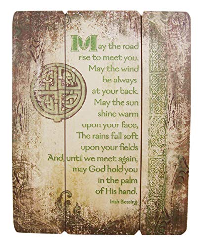 Christian Brands Autom Irish Blessing Wood Pallet Sign Wall Plaque, 15 Inch