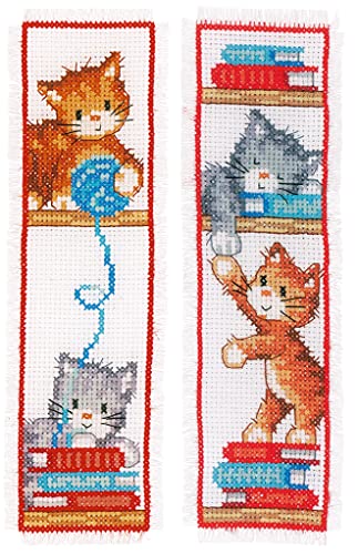 Vervaco Counted Cross Stitch Bookmark Kit 2.4x8 2/pkg-christmas