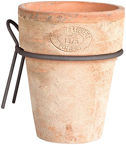Esschert AT29 Aged Terracotta Long Tom Pot w/Wall Hanger
