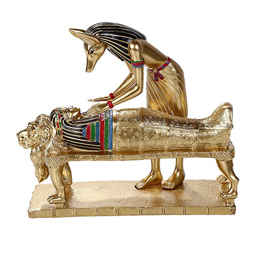 Pacific Trading Giftware Ancient Egyptian Collectible Artifact Anubis God of Underworld Mummification Figurine Statue