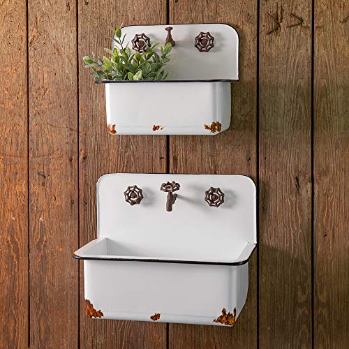 The CTW Home Collection - Set of Two Sink Wall Planters