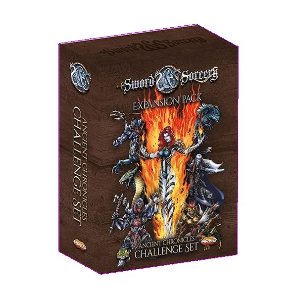 Ares Games Sword & Sorcery Miniatures - Ancient Chronicles: Challenge Set-Expansion Set - 16 Pieces Unpainted by Ares Games - Designed for use with Sword & Sorcery - TTRPG RPG Tabletop Game