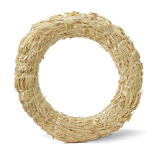 Floracraft Straw Wreath, 24-Inch, Natural