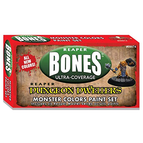WizKids Store Monster Colors Paint Set Dungeon Dwellers Bones Reaper Miniatures
