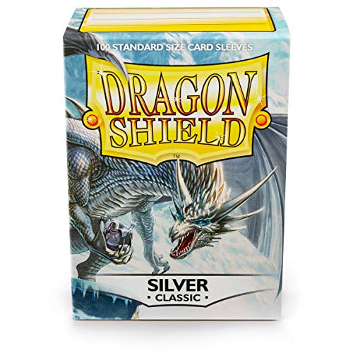 Arcane Tinmen Store Dragon Shield Sleeves (100-Pack), Silver