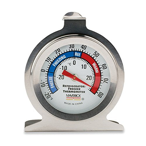 Maverick Housewares RF-01 Redi-Chek Refrigerator/Freezer Thermometer, Silver