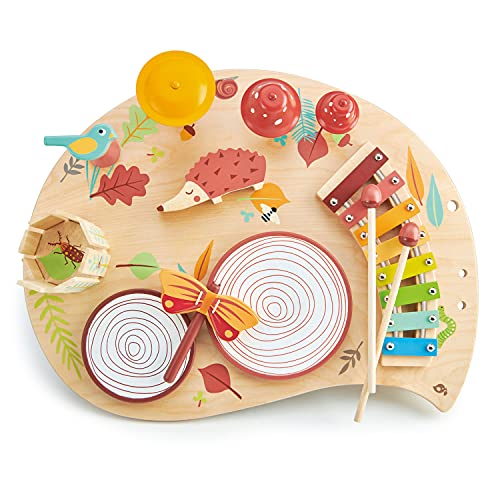 Tender Leaf Toys - Musical Table - A Complete Musical Instrumental Set for Kids Age 3+