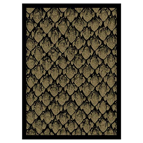 Legion Supplies LGNMAT083 Gold Dragonhide Double Matte Standard Size Card Sleeves - 50 Count