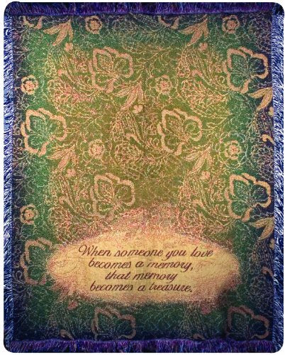 Manual Memorial 50 x 60-Inch Tapestry Throw, When Someone You Love