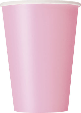 Unique Industries Party Tableware, 10 Count, Light Pink