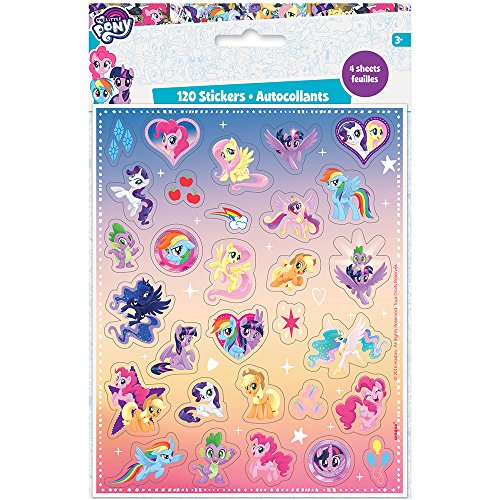 Unique Industries My Little Pony Sticker Sheets 4ct