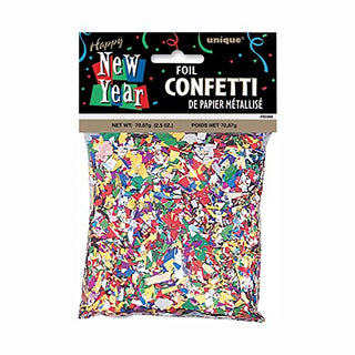 Unique Industries New Year Party Foil Confetti, 2.5 Oz.