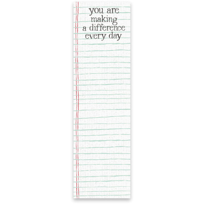 You Are Making A Difference Every Day Magnetic Paper List Notepad (60 Pages)