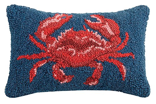 Peking Handicraft Crab Hook, 8X12 Throw Pillow